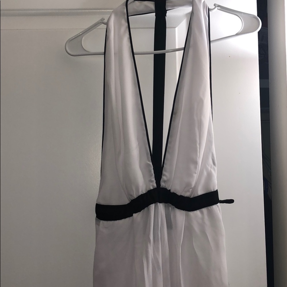 Black And White Pant Jumpsuit